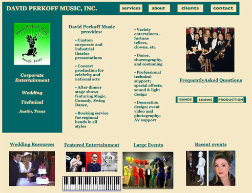 David Perkoff Music's Web Home Page