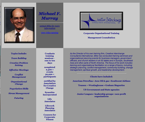 Michael F. Murray's  Home Web Page