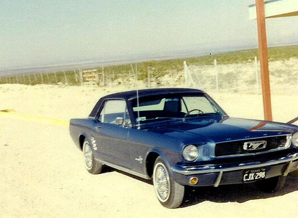 1966 Mustang between Alpine Ft Stockton