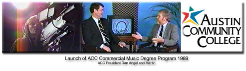 Martin's Austin Community College interview about initiating the ACC Commercial Degree program