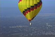 picture of hot air balloon over Ft. Worth, Texas