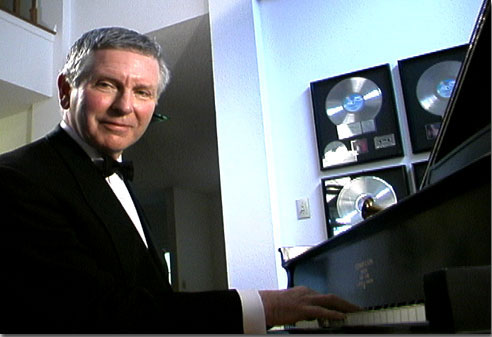 picture of Michael during Piano media production shoot March, 2005, Austin, Texas
