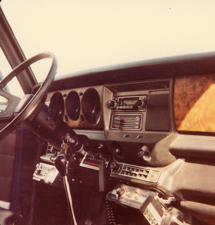 1974 Mazda pickup with Pioneer Super Tuner and Regency scanner & 2way radio