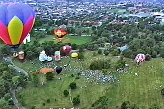 1991 Maryland Preakness Celebration hot air balloon photo