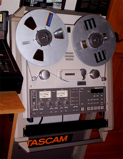 Tascam BR-20T in vintage reel to reel recorder collection